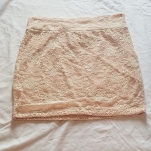 ❤SALE Charlotte Russe Lace Mini Skirt